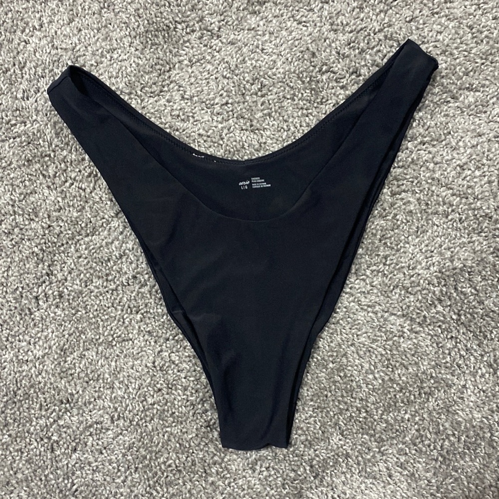 Aerie Cheekier Black Bikini bottoms